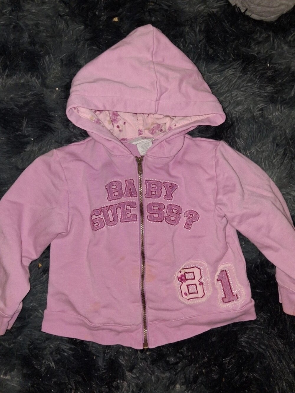 Guess Kids Hooded Zip-Up Sweatshirt